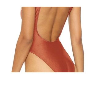 ONE PIECE Women’s Swimsuit by Dix Perfect Rust/Burnt Orange Sz L